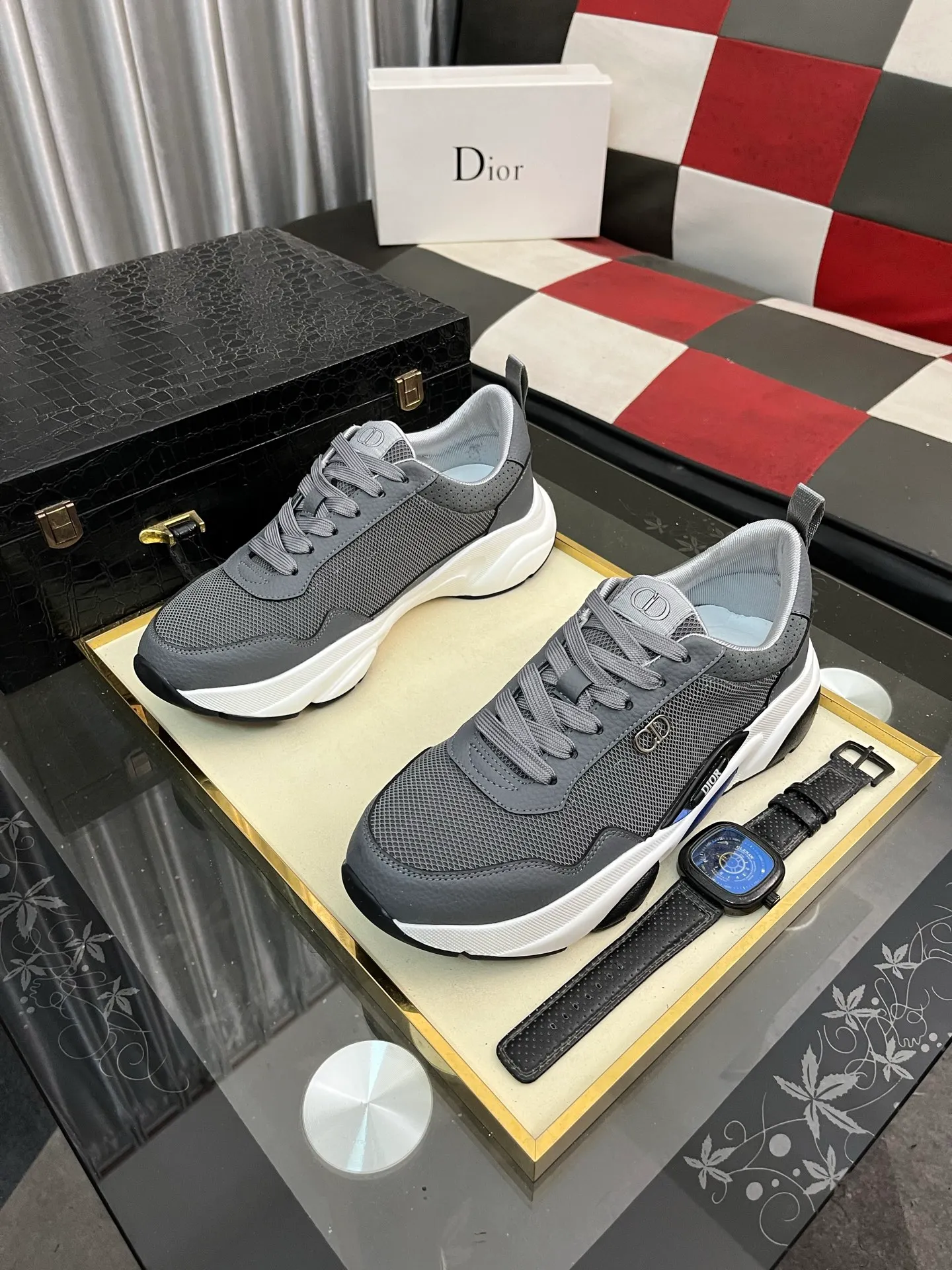 Men's Men's Shoes 💰458⌚️⌚️《DIOR*》The latest hot-selling casual shoes, top brand [seduce] luxury~purchase, top~quality. [Strong] The upper is made of imported breathable cowhide material ➕ breathable sheepskin feet (•) with fine workmanship. Original personalized fashionable soft rubber wear-resistant outsole, size: 38-444️⃣colors available